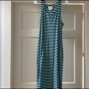 NEW Sail to Sable green and blue tank maxi dress